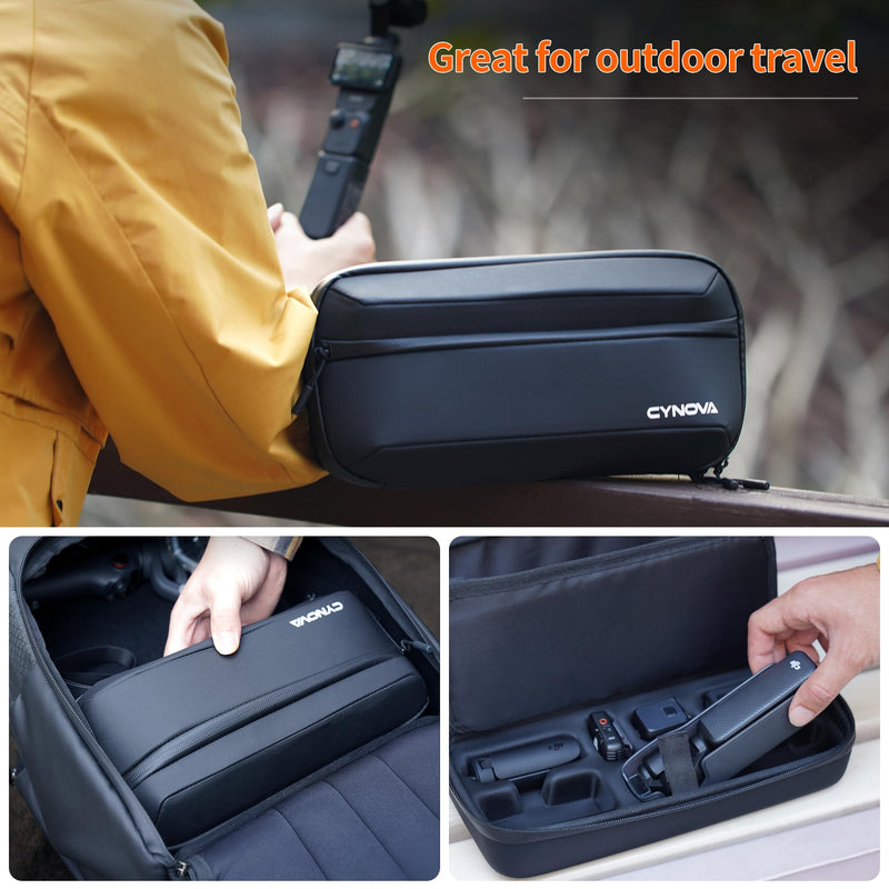 DJI Osmo Pocket 3 Carrying Case for DJI Osmo Pocket 3/4/Xtra Muse | for Creator Pocket 3 Combo Accessories, Portable Nylon Storage Protective Bag Compatible with Osmo Pocket 3 Accessories