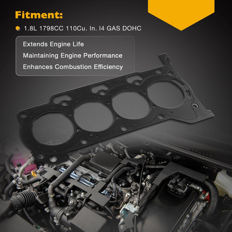 HS26515PT Head Gasket for 1.8L Engine, Compatible with 2009-2021 Toyota Corolla Matrix Prius Lexus CT200h Pontiac Vibe Cylinder Headgasket 1.8