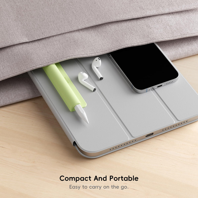 ELETIUO Silicone Pencil Holder Sleeve,Compatible with Apple Pencil (USB-C),Apple Pencil 1st/ 2nd Generation,Strong Adhesive Sticky Attached to iPad Case for Stylus Pens and Most Pens,Green Green