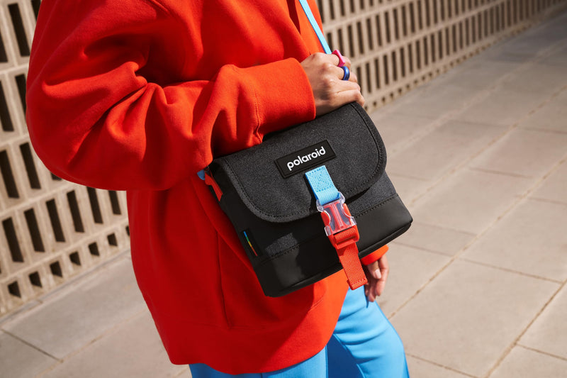 Polaroid Box Camera Bag, Black Black Multi