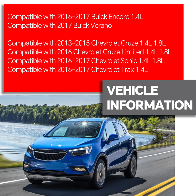 Mass Air Flow Sensor Meter MAF Compatible with Chevrolet Cruze Sonic 1.4L 1.8L Trax 1.4L Cruze Limited 1.4L 1.8L & Buick Encore 1.4L Verano Replace OE 0280218419 ONLY