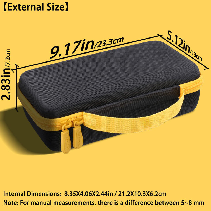Aenllosi for Fluke 15B+/17B+ Digital Multimeter Hard Case,Fluke Volt Meter Organizer (Case Only)
