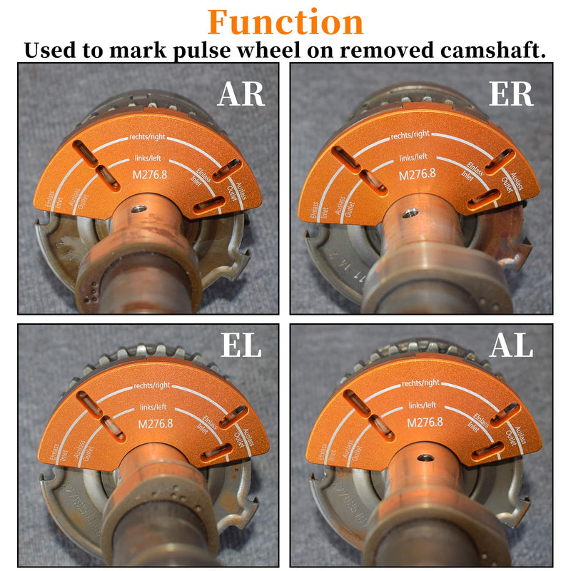 Camshaft Adjuster Tool Kit 4 Pcs, Compatible with Benz M152, M276.8, M276.9, M278/M157, Engine Tools, Timing Belt Tools for M152 M276.8 M276.9 M278/M157