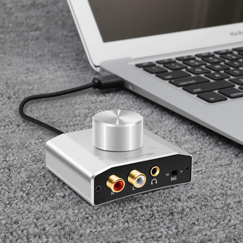 DA-Super DAC USB Optical Coaxial to Analog Audio 192kHZ 24bit Converter Decoder Optional Bass