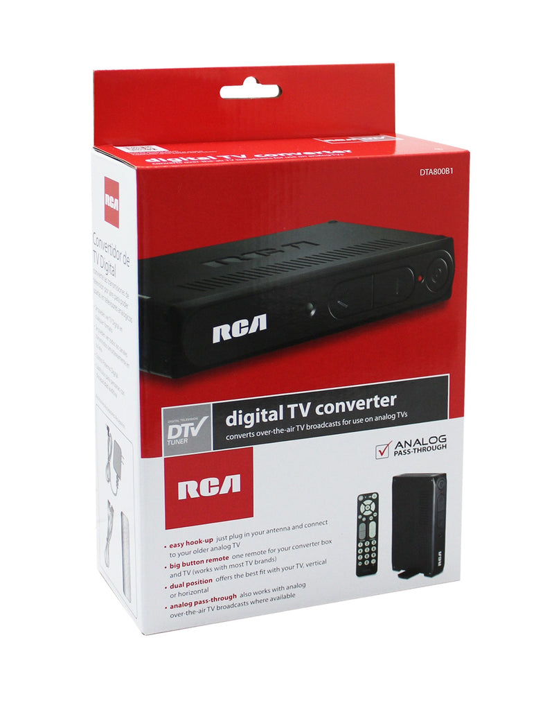 RCA DTA-800B1 Digital To Analog Pass-through TV Converter Box