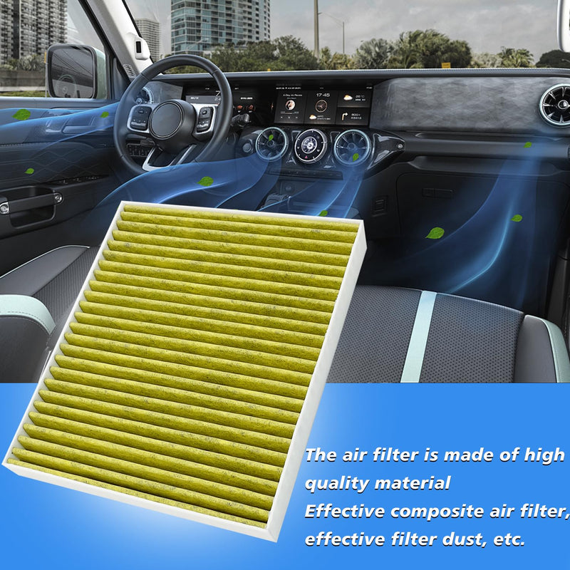 Cabin and Engine Air Filter Fits for Traverse 2018-2025, Blazer 2019-2025, Acadia 2017-2025, Enclave 2018-2025, XT5 2017-2025, XT6 2020-2025, Fits 23321606, CA12166, CF11966 CF11966 & CA12166