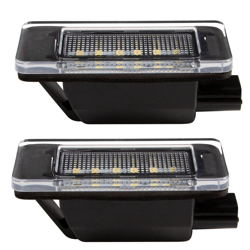 License Plate Lights Rear Number Lamps Fit Altima Sentra Versa Rogue 26510-8990E Xenon White Rear Tag Light Kit Assembly 2Pcs