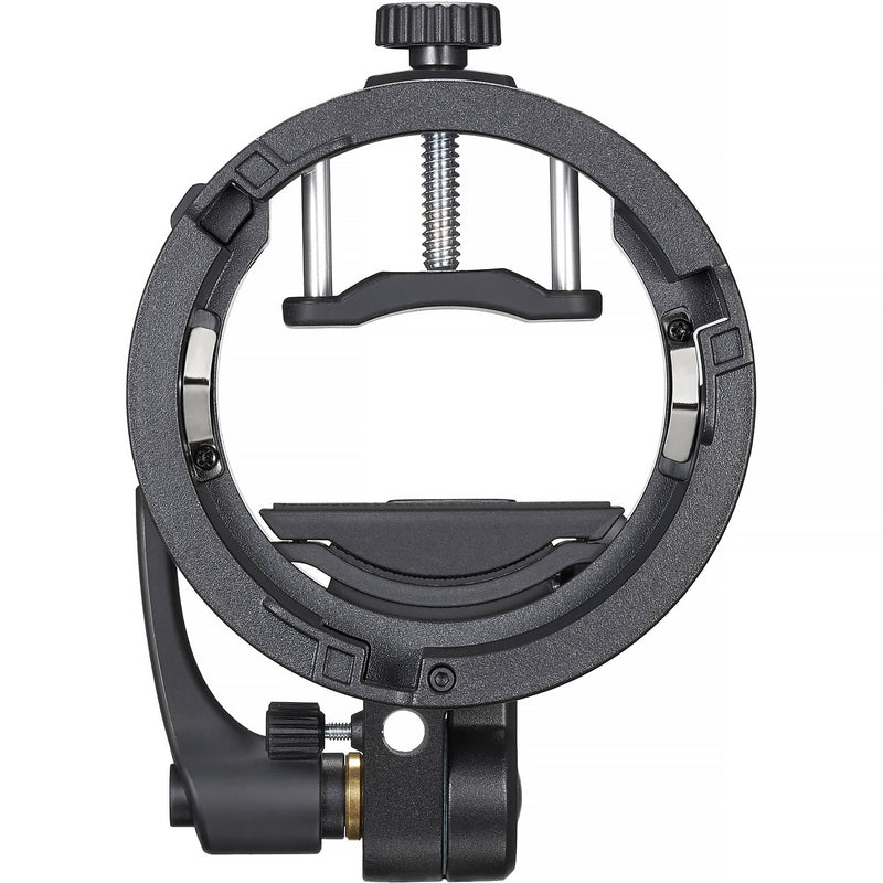 Godox Flash S3 Speedlite Bracket for On-Camera Flash, Adjustable Flash Mount with Bowens Mount Modifier Support for Softboxes and Reflectors, Lightweight Durable Design
