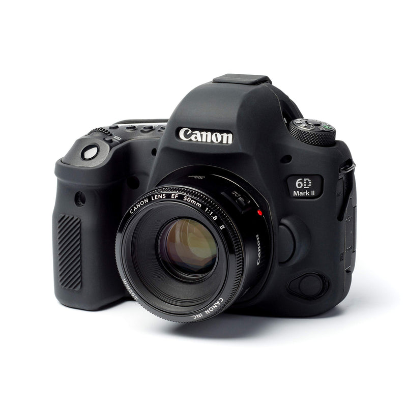 easyCover Silicone Protection Case for Canon 6D Mark II Camera, Black