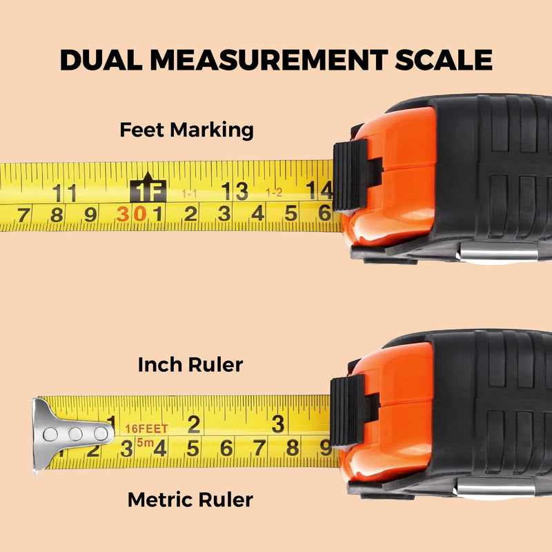 Pops Gifts, Gift for Pops from Kids, Measuring Tape 16ft for Men, Ideal for Birthday, Fathers Day, Christmas, Retractable Digital Carpenter Tool