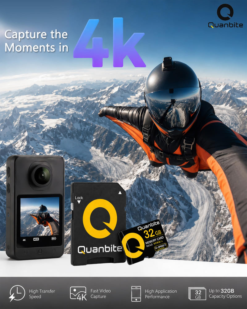 32GB Micro SDHC Card with SD Adapter, A1 Micro SD Card | UHS-I, Class 10, U1, Up to 90 MB/s 32.0 GB
