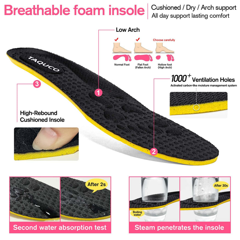 Slip On Sneakers Women Non Slip Work Shoes Water Resistant Comfortable Black Slip Resistant Breathable Lightweight Walking Shoe Zapatos Antideslizantes para Mujer, Black 8 Night Forest
