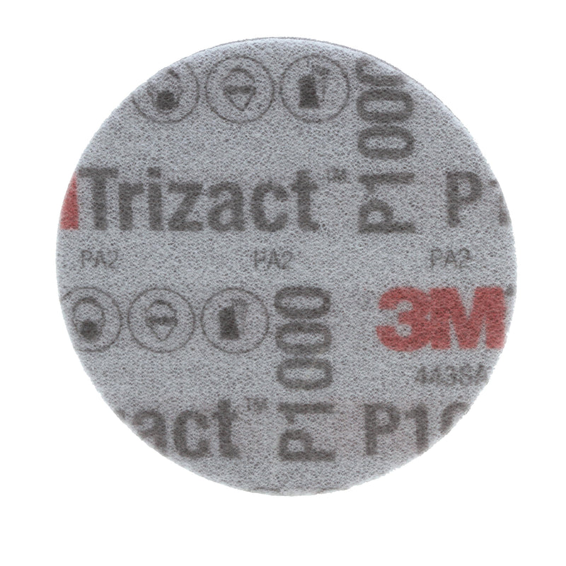 3M 02091 Trizact Hookit 3 inch P1000 Grit Blending Disc , Gray 3 in