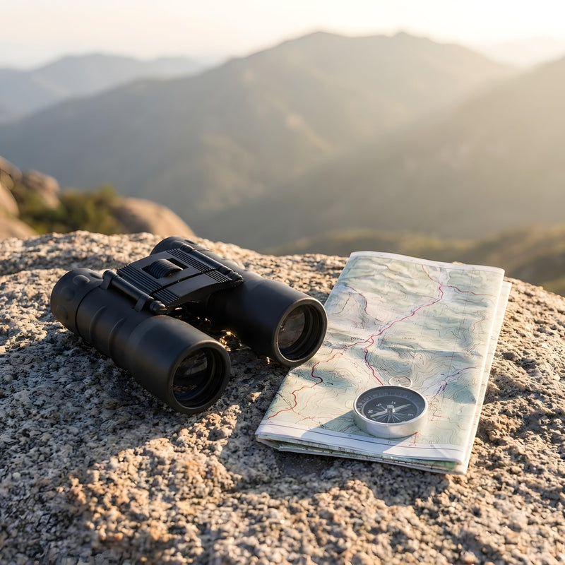 Compact 10x32 Waterproof Binoculars, Shockproof, Fogproof, 10X Magnification, Bak9 Prism, Multi-Coated Lenses for Kids and Teens to Travel Nature Watching Travel and Sports