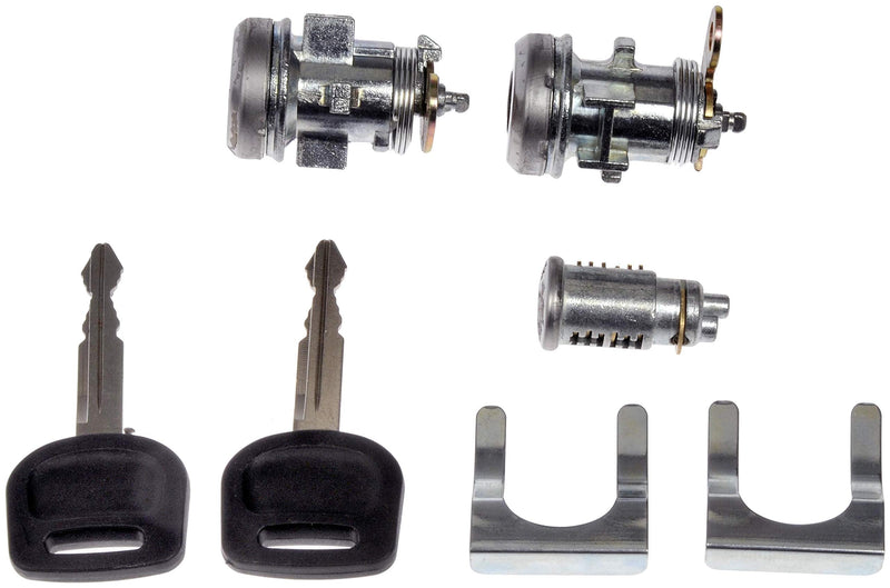 Dorman 924-5220 Vehicle Lock Cylinder Kit Compatible with Select Freightliner Models, Chrome