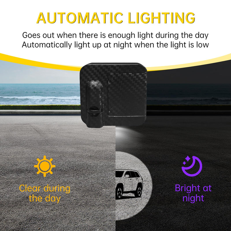 2 Pack LED Car Door Welcome Lights Projector Logo Light Ghost Shadow Lamp For Jeep Grand Cherokee Accessories White Grand Cherokee