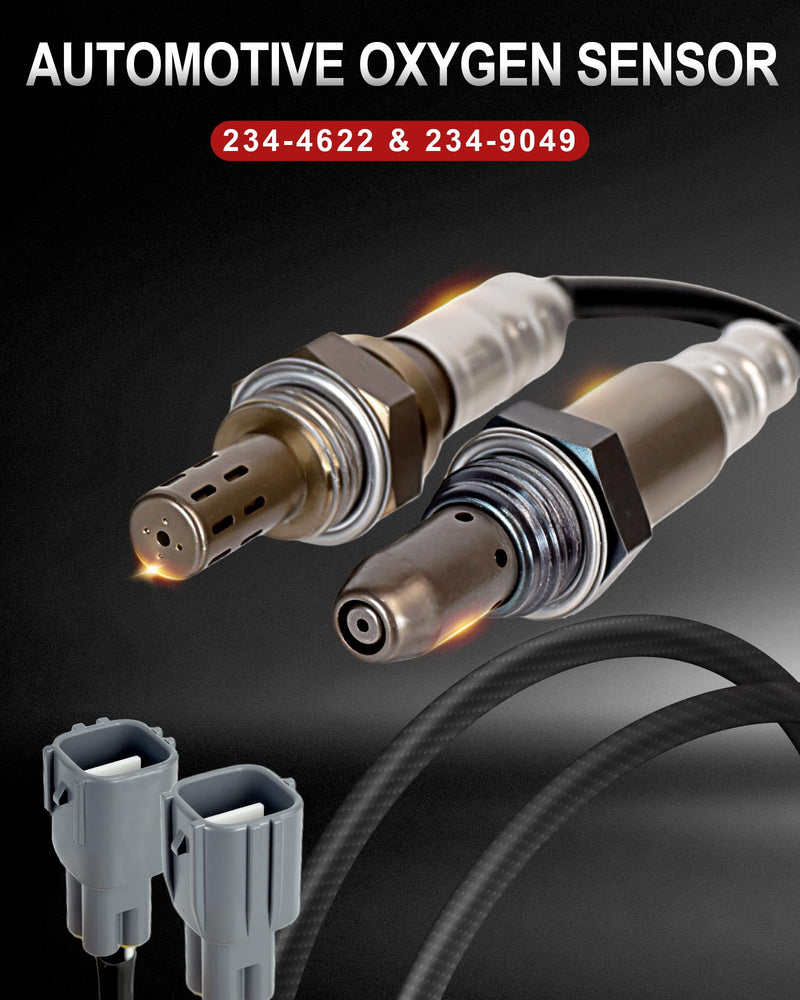 O2 Oxygen Sensor Upstream & Downstream Compatible with 2004-2011 Toyota Camry 2.4L, 2006-2008 RAV4 2.4L 234-4622 & 234-9049 Oxygen Sensors