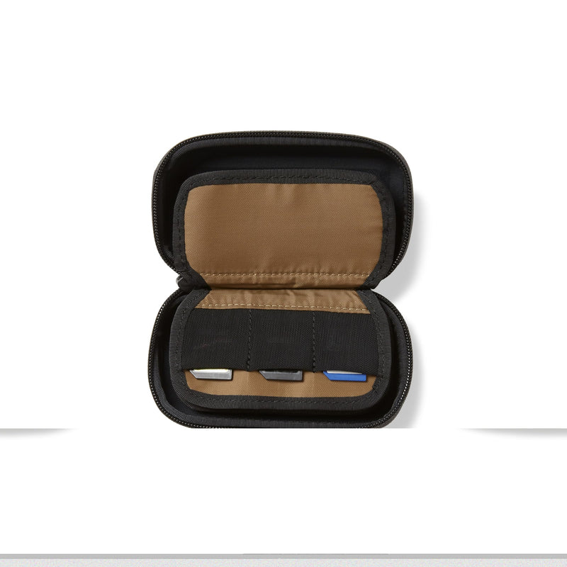 NOMATIC McKinnon Memory Card Case - Durable SD Memory Card Holder, Fits 6 SD & 2 C-Fast Cards with Zipper Pocket for Mini-SD