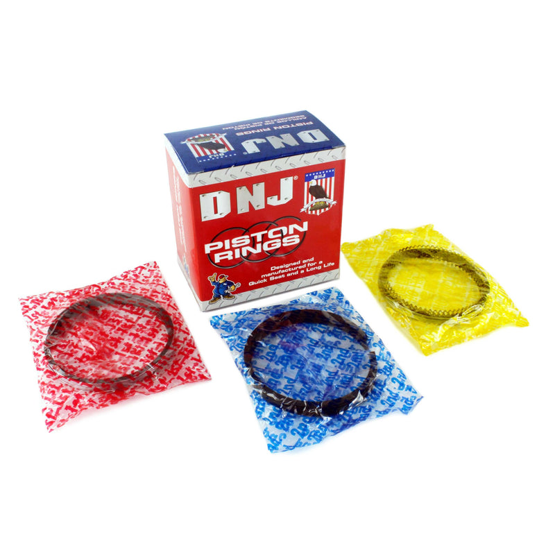DNJ PR220 Piston Ring Set Standard for 2001-2005 Honda Civic 1.7L L4 16V SOHC 1668cc 1. Standard (STD)