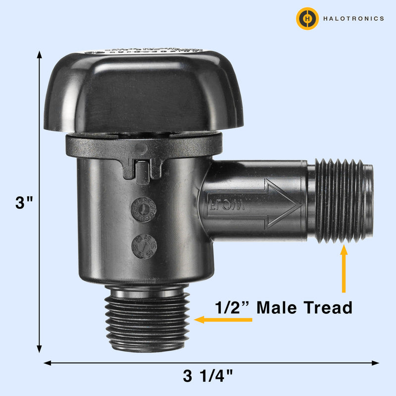 RV Vacuum Breaker Check Valve – Backflow Preventer for RV and Marine Freshwater Systems – Anti-Leak, Corrosion-Resistant, Easy Installation – Replacement for 571-VAC-CHK-A