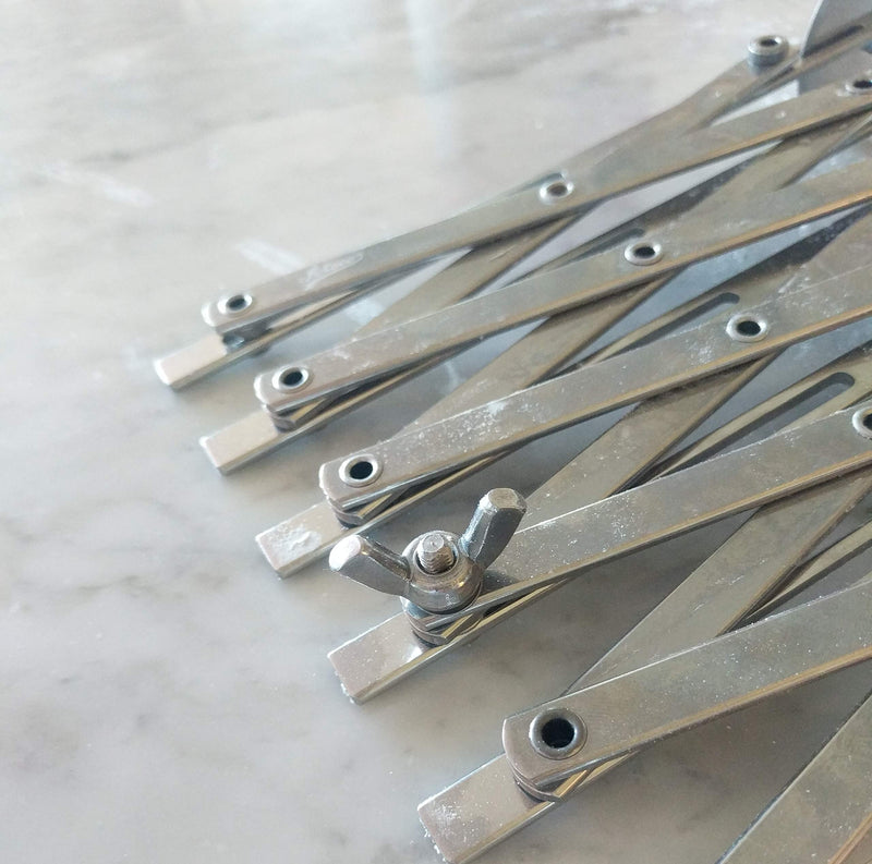 Ateco 5 Wheel Stainless Steel Cutter, 2 1/8 Inch Wheels 5 Wheel - 2 1/8" Straight Cutters