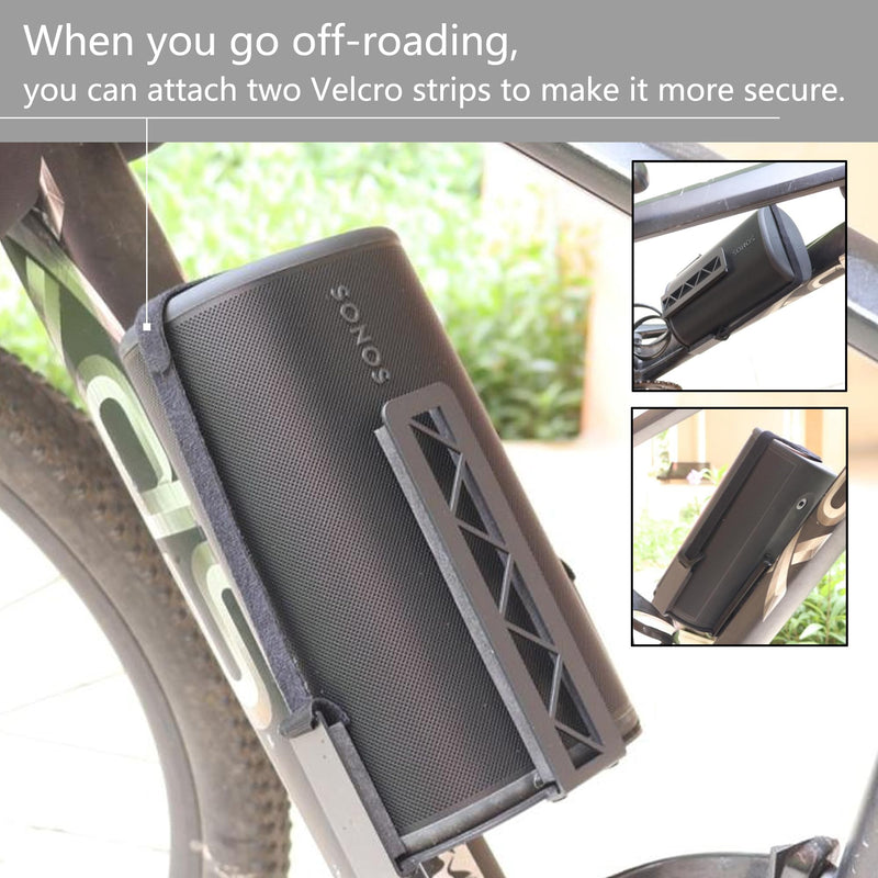 Bicycle Speaker Mount for Sonos Play Portable (Black) black