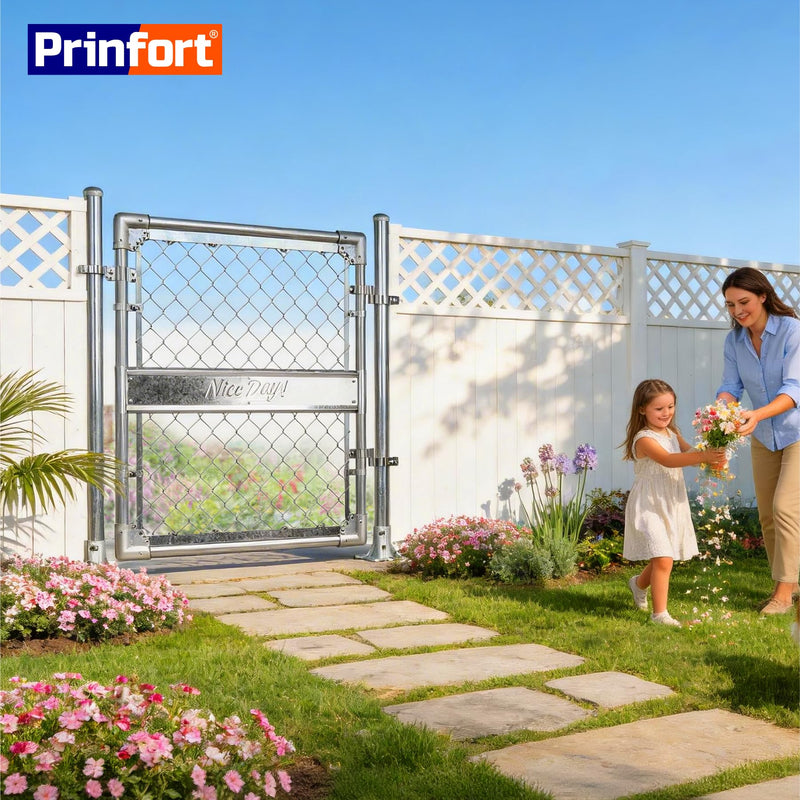 Heavy Duty Stainless Steel 1-5/8" x 2-3/8" Chain Link Fence Gate Fork Latch with Hole for Padlock（Fit 1 5/8" Gate Frame） 1Pack 1-5/8''x2-3/8''-1P