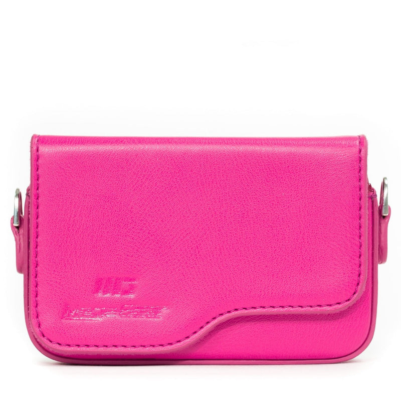 MegaGear Canon PowerShot SX620 HS, ELPH 180, ELPH 360 HS, ELPH 190 is, ELPH 170 is, SX610 HS Leather Camera Case with Strap - Hot Pink - MG1093