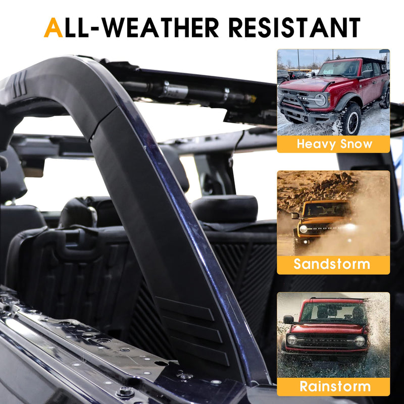 BESTAOO Roll Bar Padding Cover for Ford Bronco Accessories 2021 2022 2023 2024 2025 4-Door, Prevent Scratching Paint Edge Guard Protector