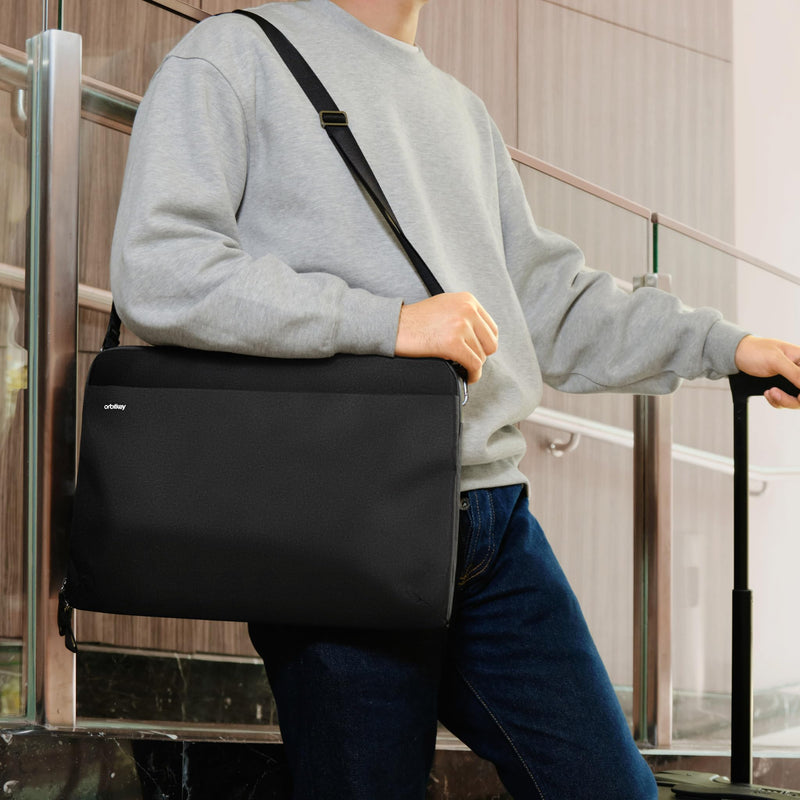 Orbitkey Essentials Laptop Sleeve 14-Inch - Black | Fits 14-Inch Laptops | Slim Protective Design | Soft Interior Lining | Everyday Carry 14"