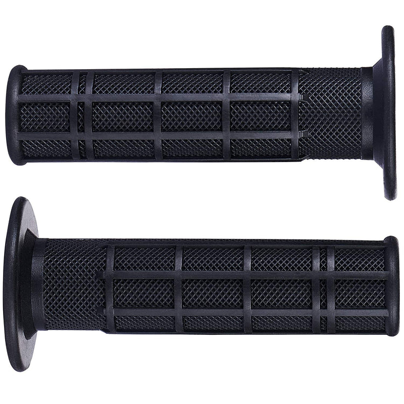 7/8'' ATV Grips Universal Handlebar Grips Soft Rubber Motorcycle Grip for ATV Polaris Thumb Throttle Kid Youth 4 Wheeler Quad 400ex Black
