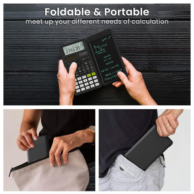 991ES MAX and 82MS Scientific Calculators with Notepad