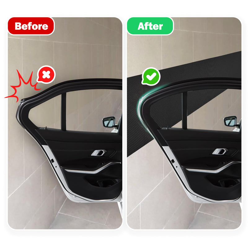 Garage Wall Protector for Car Doors, Self-Adhesive Foam Bumpers Guard,7.9 inch Wide Heavy-Duty Anti-Scratch&Anti Collision wall Padding, Universal Fit for Garage, Warehouse & Parking 13.2ft