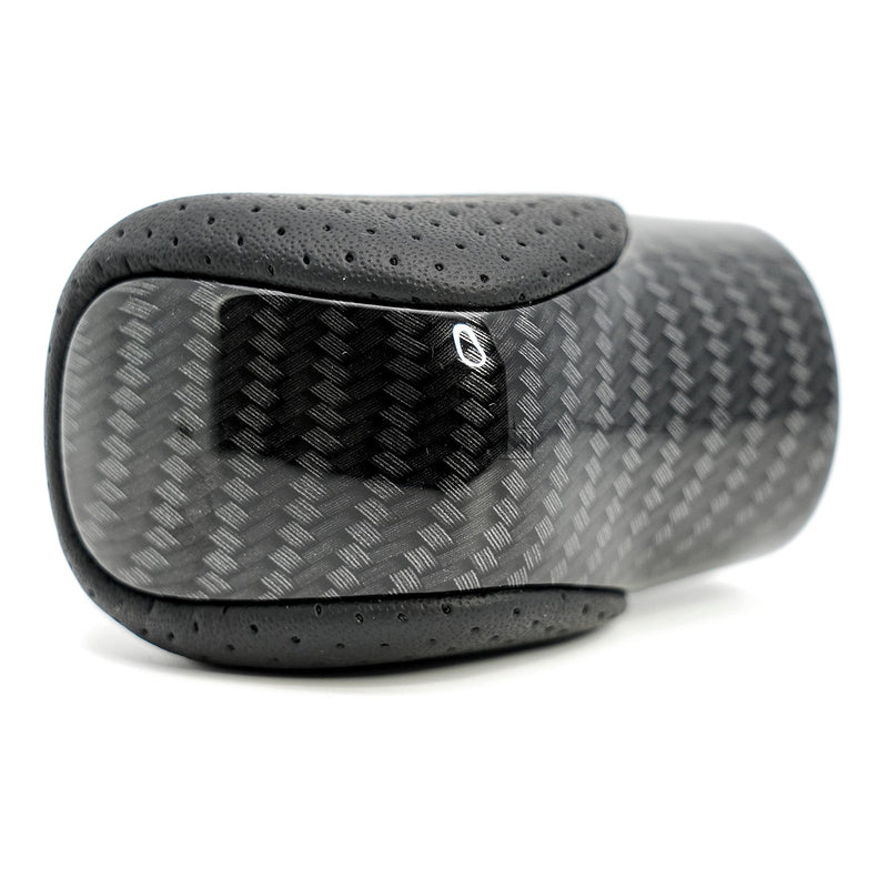 Gear Shift Knob Shifter for Lexus ES GS GX is NX RC RX 200t 300 350 3450h 450hL 350L (Punched Black Leather/Carbon Pattern) Punched Black Leather / Carbon Pattern