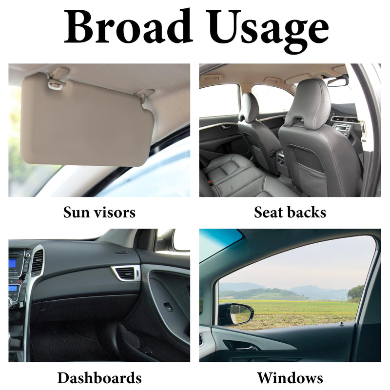 Car Sun Visor Mirror, HD 5.91"×3.15" Portable Car Vanity Mirror, Seatback Self-Adhesive Makeup Mirrors, Shatter-proof Cosmetic Accessories for Automotive Truck SUV Vehicle 1 PCS