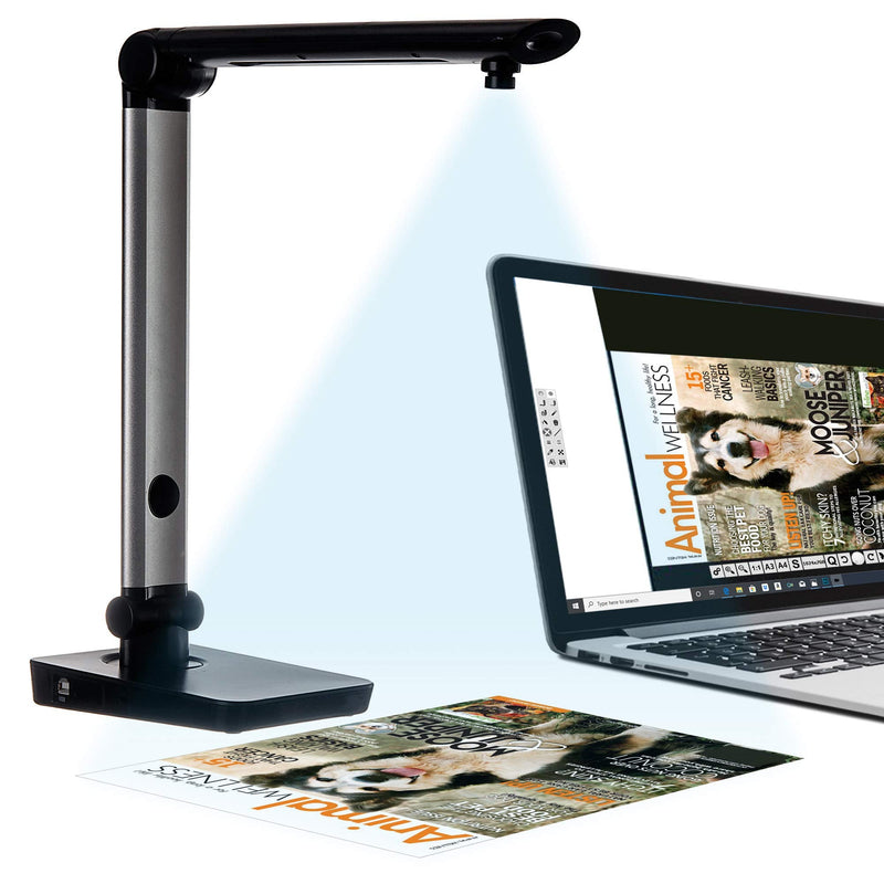 Digital Portable Multi-Angle USB Document Camera LV-1 Series LV-1010 (Black) Black