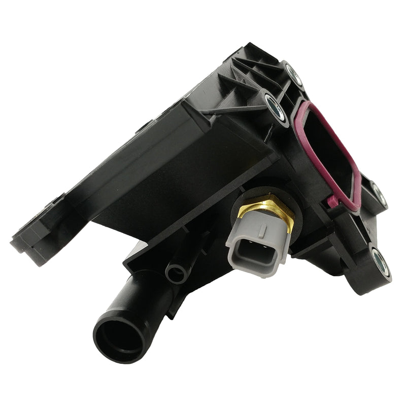 Coolant Water Outlet Flange + Sensor for 2006-2015 Mazda 3 Mazda 5 Mazda 6 CX-7 2.0L 2.3L 2.5L L4 LF941517Z LF9415179A