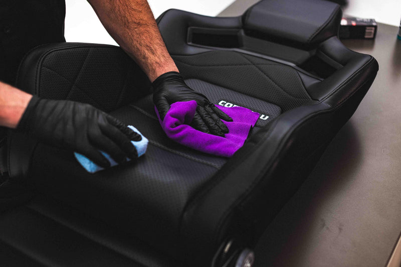 The Rag Company - The Edgeless Pearl - Professional Microfiber Detailing Towel for Ceramic Coating, Leveling & Sealant Removal, Scratch-Free & Tagless, 320gsm, 16x16 inches, Ice Grey - 12-Pack 12 Pack
