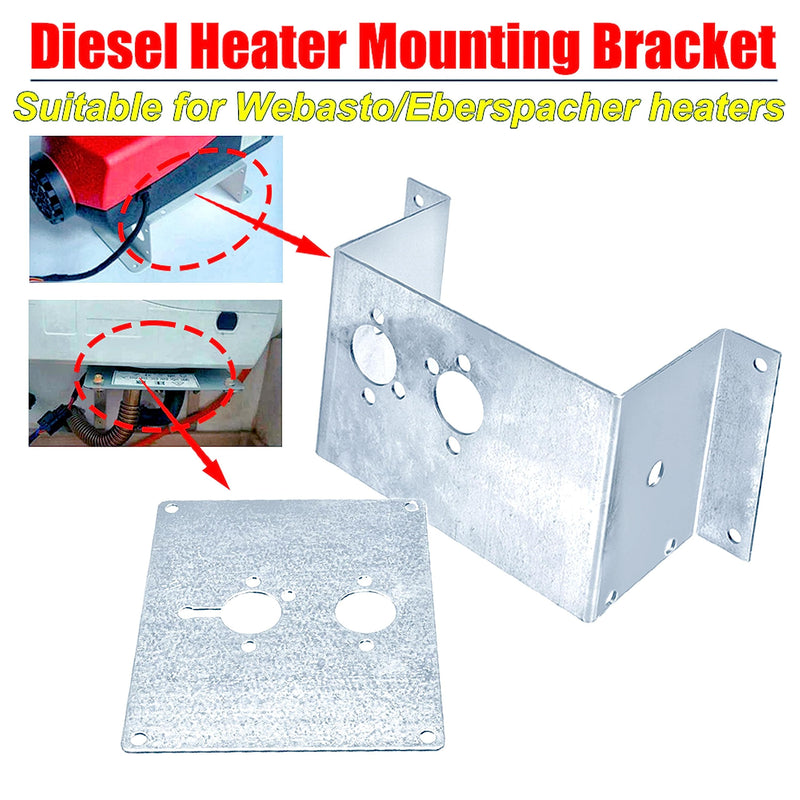 Air Diesel Parking Heater Base Mounting Bracket Floor Plate for Eberspacher Airtronic D2 Webasto Propex Car Truck Van (1Pack) 1Pack