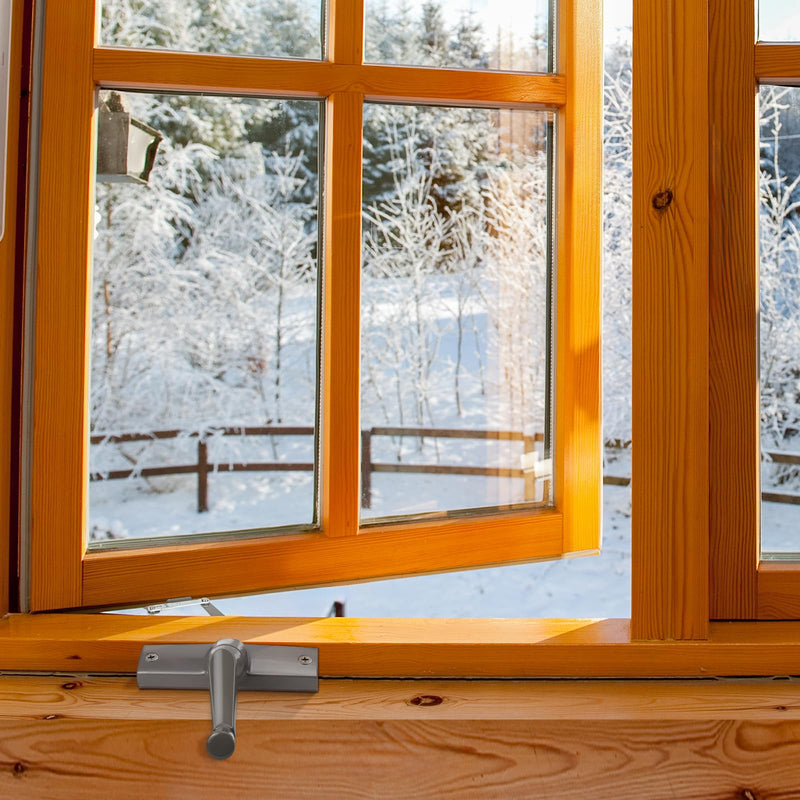 Split Arm Operator for Right Hand with Handle for Replacing Damaged Window Crank Fit Andersen Perma-Shield Casement Window (1982-1995), Stone Color