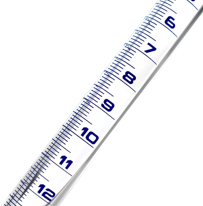 EISCO Burette, 50ml - Class A, ±0.05ml Accuracy - Borosilicate Glass - Straight Bore PTFE Stopcock - 0.1ml Blue Graduations