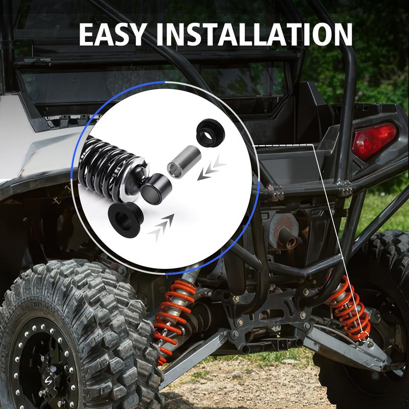JERBOR 16Pcs Front & Rear Shock Absorber Bushings Sleeve Kit Fit for Polaris Ranger 500 570 700 800 900 1000 Diesel PRO XD