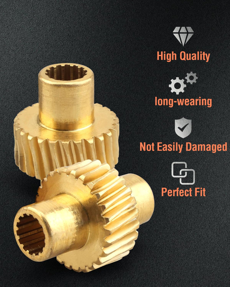 AA-GER-018 Seat Control Wheel Gear Fit for Toyota Land Cruiser LC80 4500 Power Electric Seat Control Adjust Wheel Gear Brass Material Replacement 2Pcs