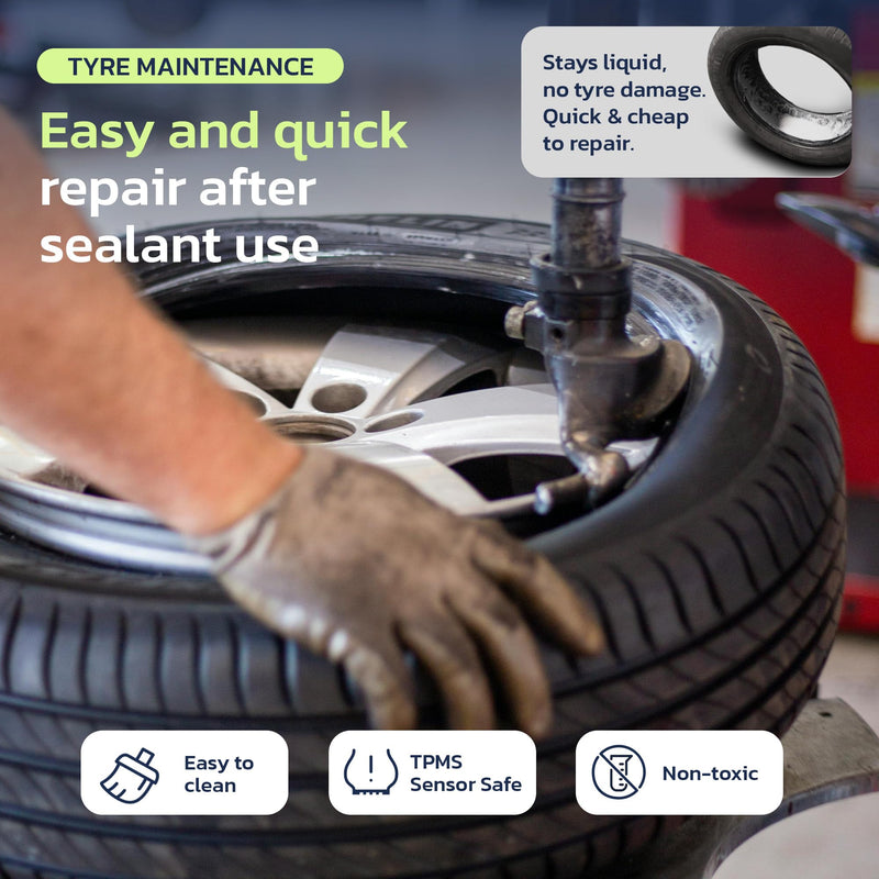 Woowind Tire Sealant Instant Flat Tire Repair Kit (15.22oz) – Seals Punctures Up to 0.236Inch for Cars, Trucks & SUVs – TPMS Safe, All-Weather, Works with Most Inflators, Drive 125mi