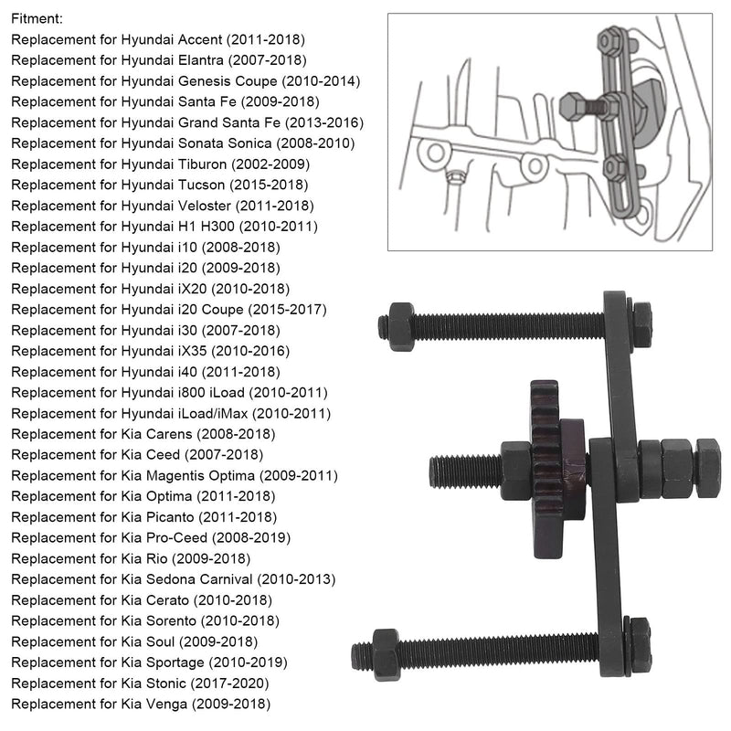 Aramox Engine Flywheel Locking Tool, Engine Flywheel Holding Holder Tool, 09231-2B100 Fit for Hyundai Accent Elantra Genesis Coupe Grand, Fit for Kia Carens Ceed Magentis Optima