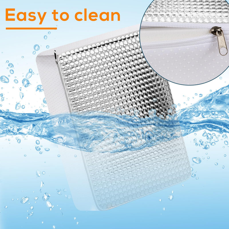 YUNVI RV Skylight Insulator 14x22x2.8,RV Vent Cover and Skylight Shade,Waterproof RV Vent Insulator Sunroof Pillow for Inside Camper Shower