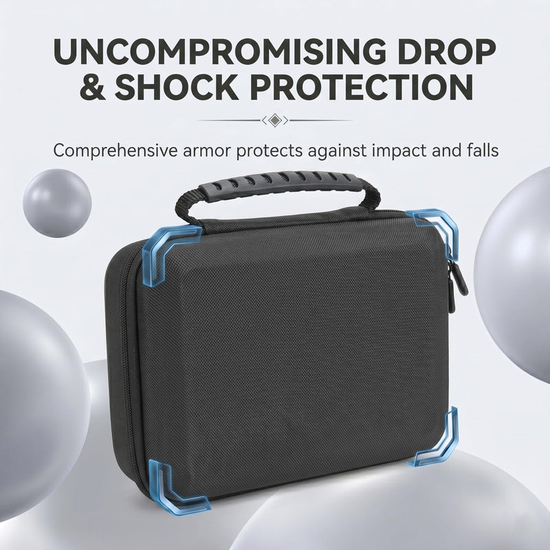 Carrying Case for Insta360 Ace Pro & Ace Pro 2, Hard Shell Camera Travel Case with EVA Molded Interior, Protective Storage Bag Fits Camera, Batteries, SD Cards & Cable