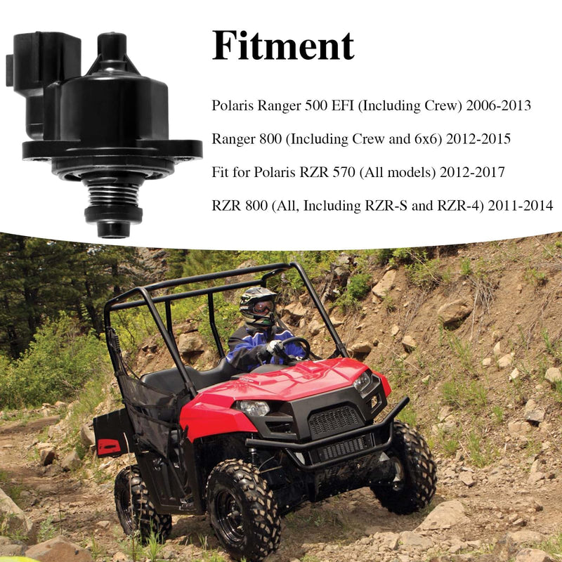 Idle Air Control Sensor Valve Compatible with Polaris Ranger 500 EFI 800 RZR 570 800 Sportsman 500 EFI 550 XP Replace# 3131629 100-3069 AS3131629