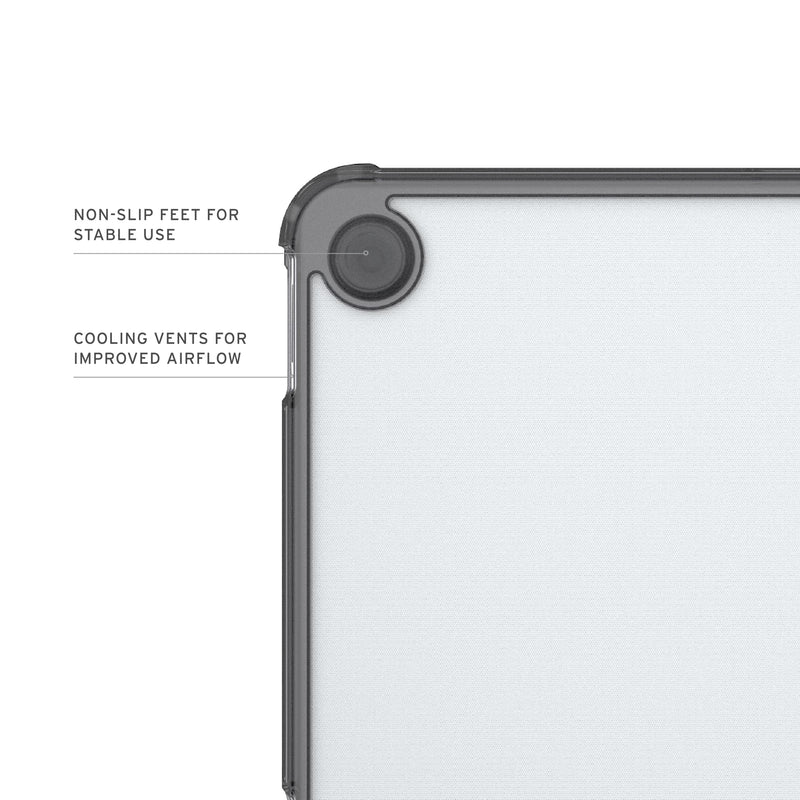 URBAN ARMOR GEAR UAG Designed for MacBook Neo 13" 2026 Case - Rugged One-piece Design with Hinge Cover Impact Resistant Military Grade Hard Shell Transparent Clear Protective Cover, Plyo Ice Plyo - Ice