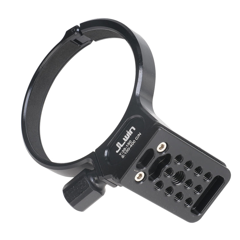 Lens Tripod Mount Ring Collar Compatible with Samyang 35-150mm F2-2.8 Lens | Arca-Swiss Fit Quick Release Plate with 1/4" & 3/8" Threaded Holes for Head Clamp Stabilizer